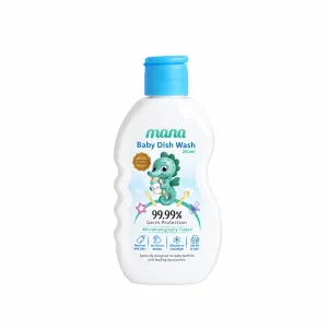 مایع شوینده و ضدعفونی کننده شیشه شیر مانا حجم 200 میلی لیتر